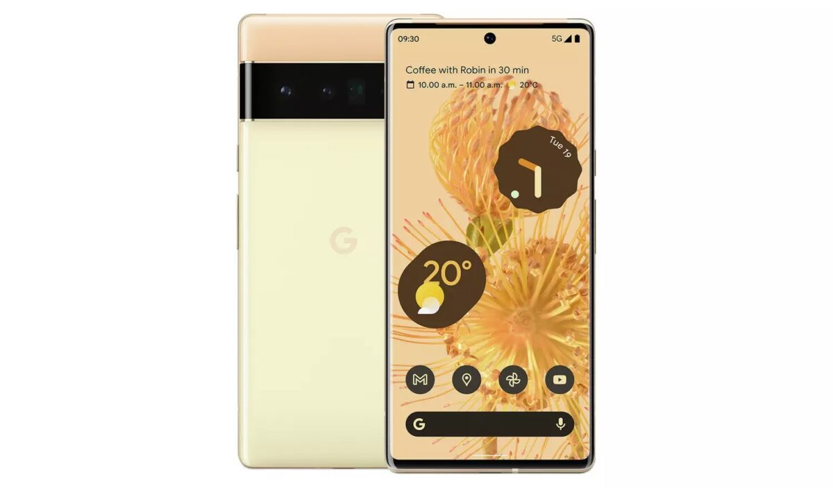 Google Pixel 6 Pro 5G 128GB Phone - Sorta Sunny - Image 1